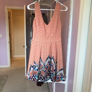 Orange Patterned Sundress by Ark & Co